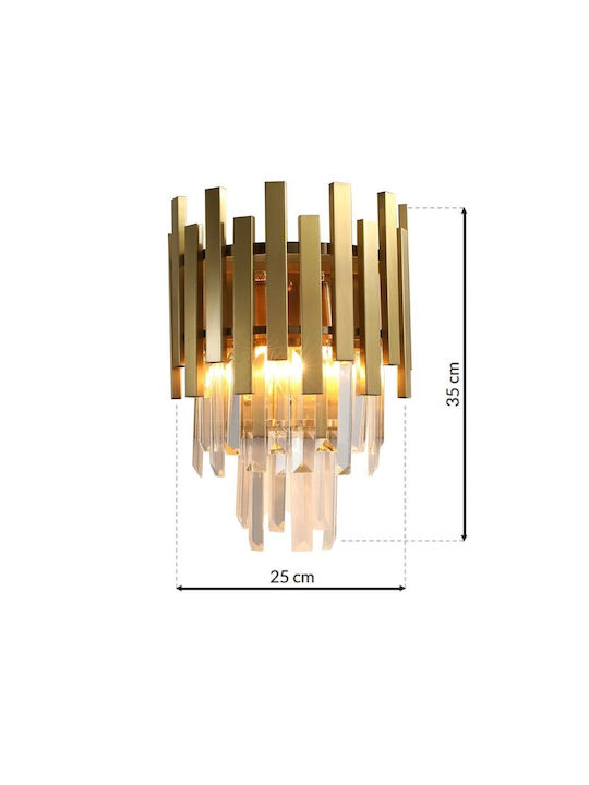 Eko Light Lamp Wall Gold 25cm
