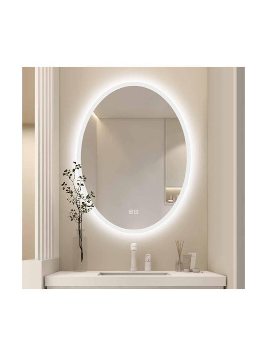 Tutumi Καθρέπτης Τοίχου με LED Φωτισμό Διαμέτρου 60cm