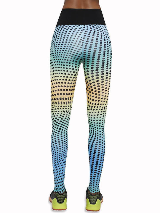 Training Γυναικείο Μακρύ Κολάν Ψηλόμεσο Multicolor