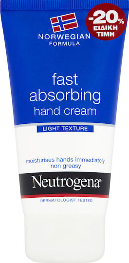 Neutrogena Fast Absorbing Crema de mâini hidratantă 75ml