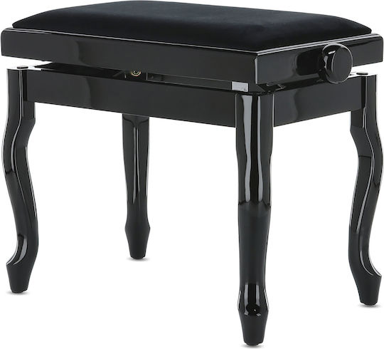 Gewa Piano Bench Deluxe Classic Hocker Klavier Verstellbares L52xB30xH45-57cm