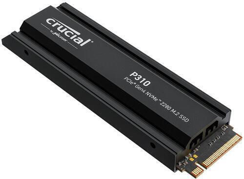 Crucial P310 Gen4 SSD 2TB M.2 Type with PCI Express 4.0 Connection and Heatsink CT2000P310SSD5