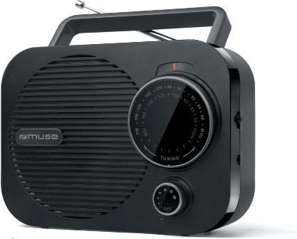 Muse M-050 R Retro Φορητό Ραδιόφωνο Μπαταρίας Μαύρο