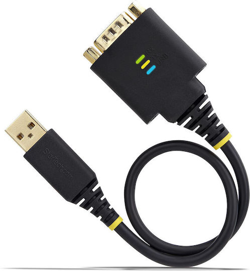 StarTech USB 2.0 Кабел USB-A мъжки - USB-A мъжки Черен 0.3м 1P1FFC-USB-SERIAL
