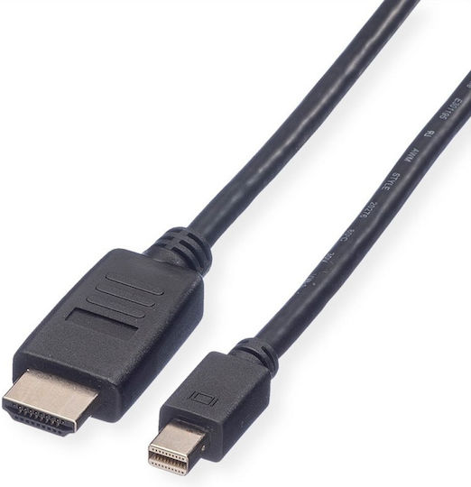 Roline Cable mini DisplayPort male - HDMI male 2m Black (11.99.5791)