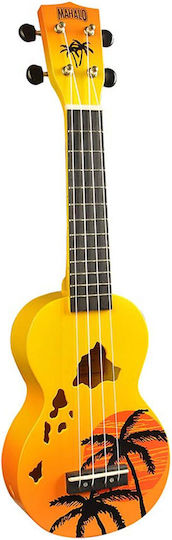 Mahalo Hawaii Orange Γιουκαλίλι