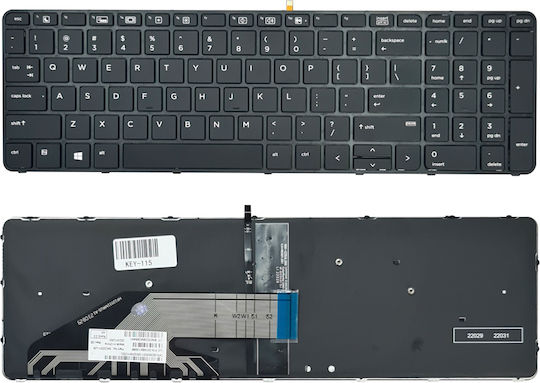 Laptop Keyboard for Dell Inspiron 5390/5492/7391 without Frame and English (US) Layout in Black Color KEY-110