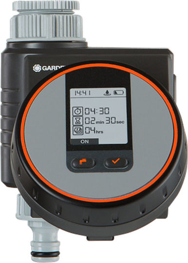 Gardena Water Control Flex Προγραμματιστής Ποτίσματος Βρύσης Μπαταρίας 1 Εξόδου