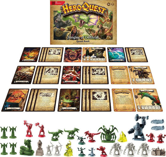 Game Expansion HeroQuest: Jungles of Delthrak Quest Pack for 2-5 Players 14+ Years Old (EN) Hasbro