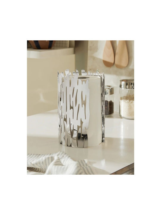 Alessi Papierhandtuchhalter Silber 15.5x15.5x24cm