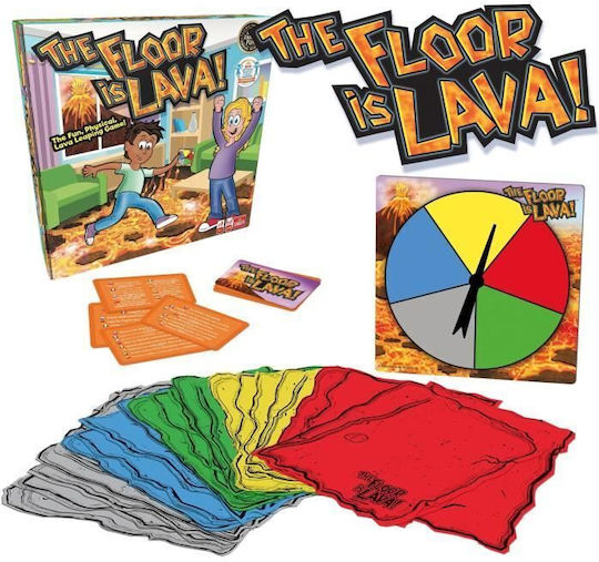 Board Game The Floor is Lava for 2-6 Players 5+ Years Old (FR) Goliath Games