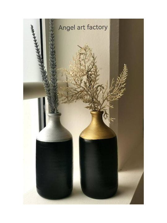 Zweifarbige Keramikvase