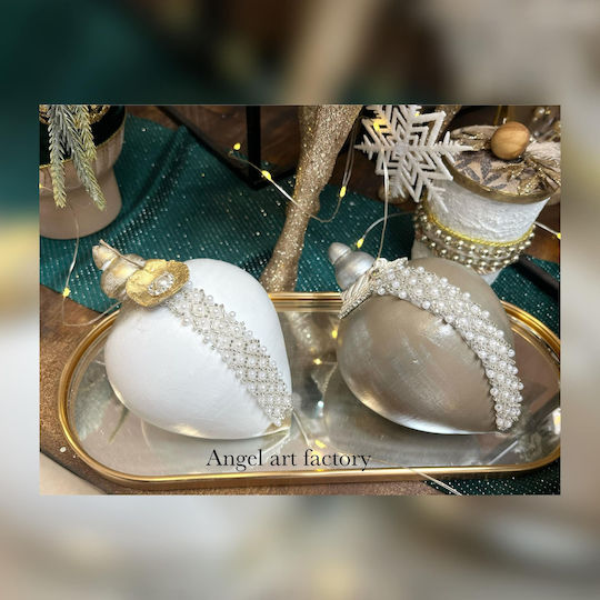 Decor ceramic decorativ „Alb”