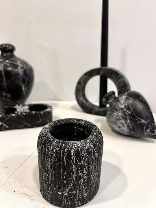 Candle Holder "Marble Effect"