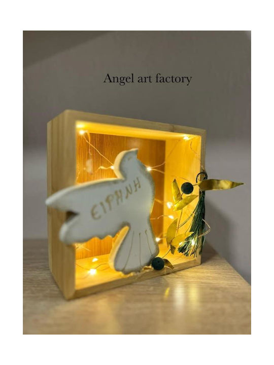 Figurină Decorativă de Masă "Pasărea Păcii" Ramură de Măslin