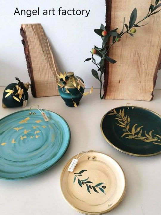 Farfurie Ceramică Păsări de Măslin Farfurie Ceramică Păsări de Măslin
