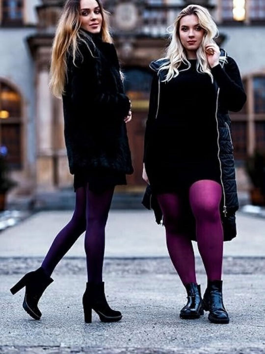 Rouxaki Women's Pantyhose 60 Den Purple