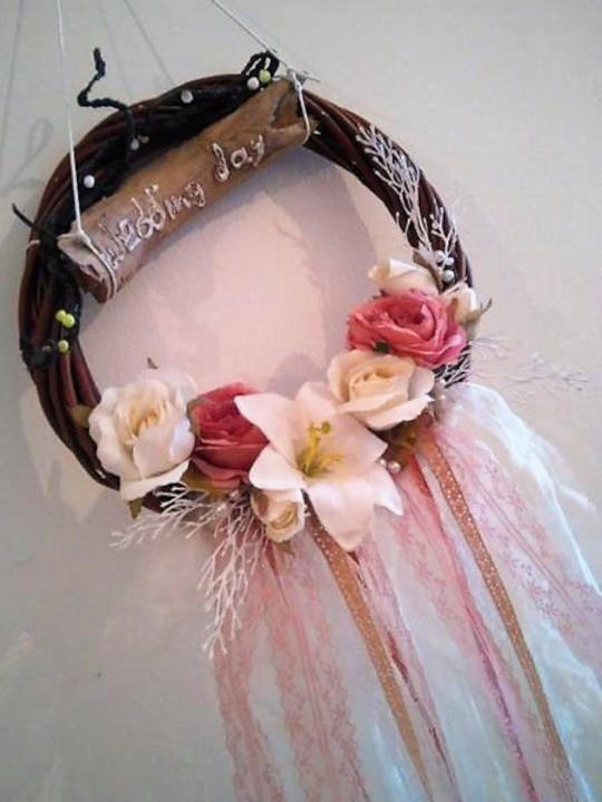 Διακοσμητικό Στεφάνι "wedding Day"