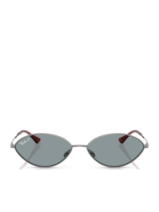 Ray Ban Ochelari de soare Argintiu cu Cadru & Gri Lentilă Ray Ban Ochelari de soare Argintiu cu Cadru & Gri Lentilă