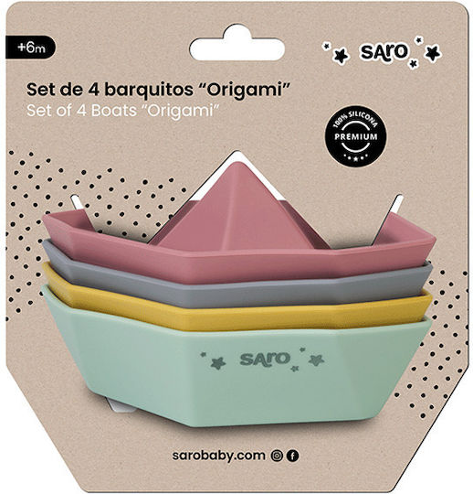 Saro Origami Παιχνίδι Μπάνιου 4τμχ
