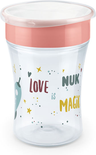 Nuk Παιδικό Ποτηράκι "Magic Cup" από Πλαστικό Πορτοκαλί 230ml για 8m+