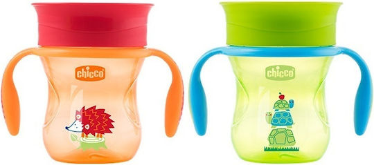 Chicco Baby Cup Perfect made of Silicone Orange 200ml for 12m+m+