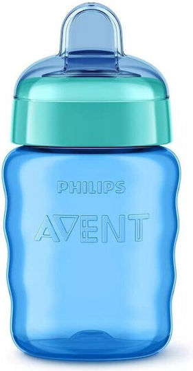 Philips Παιδικό Ποτηράκι από Σιλικόνη Μπλε 260ml για 9m+