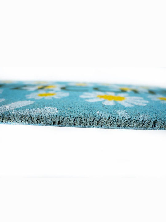 Πατάκι Εισόδου Ruco Print Welcome Daisies 641 45x75cm Beige-multi Sdim 45x75