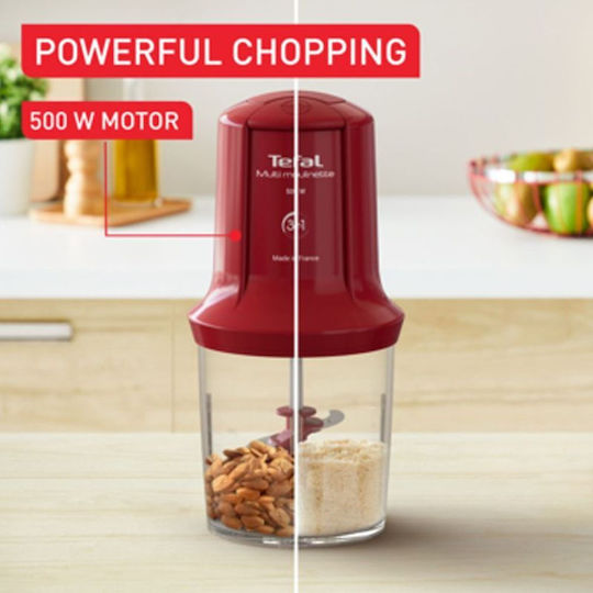 Tefal Multi Chopper 500W with 500ml Bowl Red