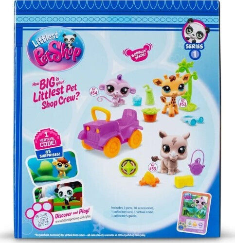 Basic Fun Παιχνίδι Μινιατούρα Littlest Pet Shop (Διάφορα Σχέδια)