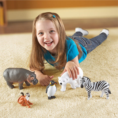 Set 5 Zoo Learning Resources Animal Figures 18 Months+