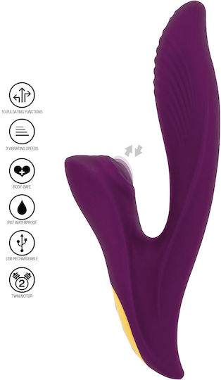 ToyJoy Athena Διπλός Δονητής Μωβ