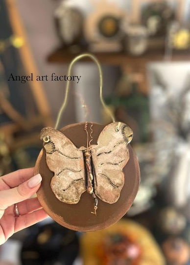 Wooden Wall Decor "Ceramic Butterfly"