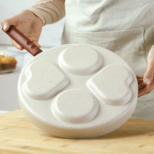 Nava Terrestrial Pan for Pancakes made of Aluminum with Non-Stick Coating 26cm