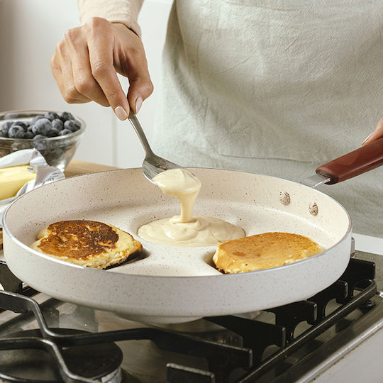 Nava Terrestrial Pan for Pancakes made of Aluminum with Non-Stick Coating 26cm
