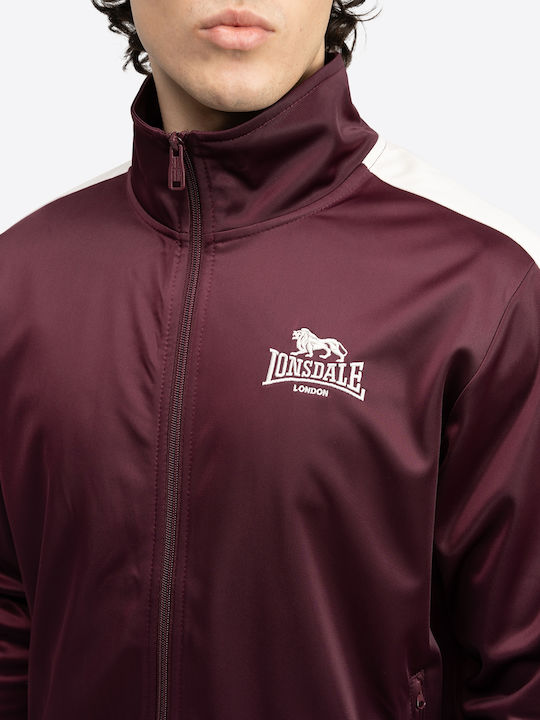 Pember Tracksuit Glossy with Elastic Burgundy