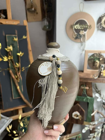 Κεραμικός "elegant Brown" Κουμπαράς