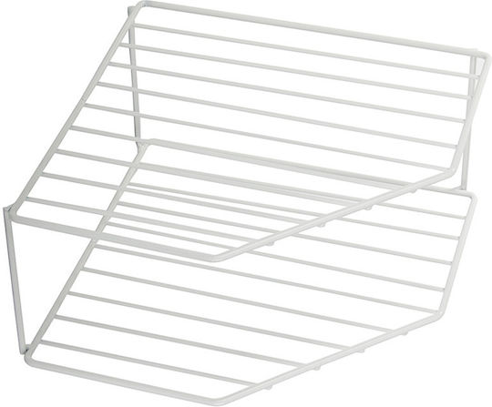 Suport De Masă Metalic 12.5x25.5x25.5cm Albă