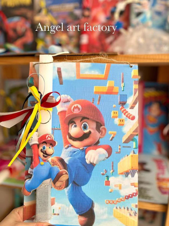 Λαμπάδα Καδράκι Super Mario