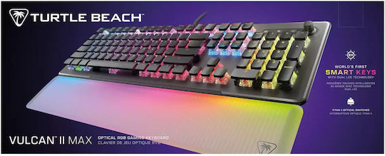 Turtle Beach Vulcan II Max Gaming Mechanische Tastatur mit RGB-Beleuchtung (Englisch US)