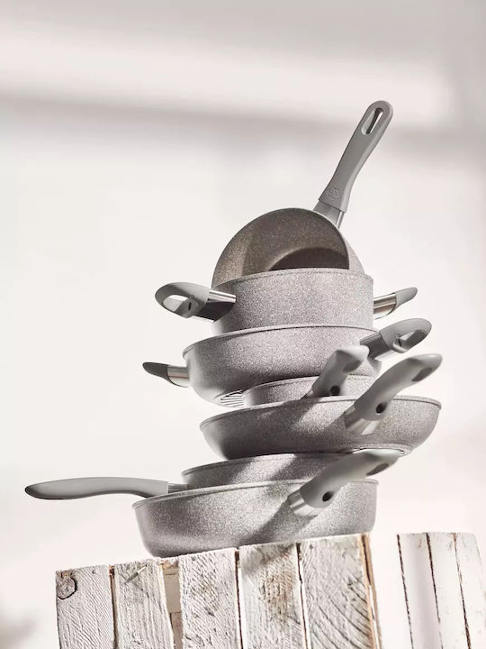 Ballarini Pan With Lid made of Aluminum with Stone Coating 28cm