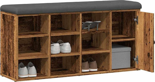 Vidaxl Schuhbank Altholz Holzwerkstoff Altholz 857621
