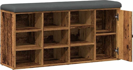 Vidaxl Schuhbank Altholz Holzwerkstoff Altholz 857621