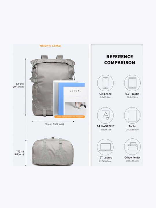 Miss Lulu Backpack Γκρι