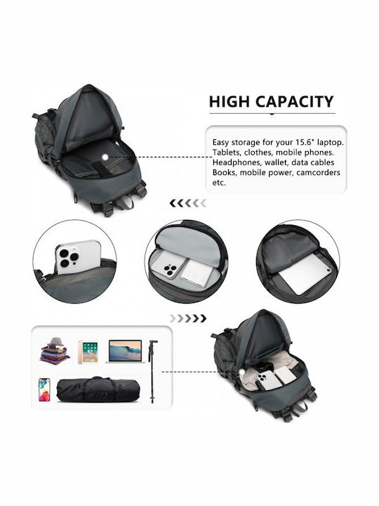 Miss Lulu Backpack Γκρι