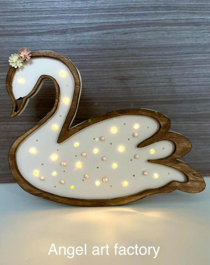 Swan 3D Lamp