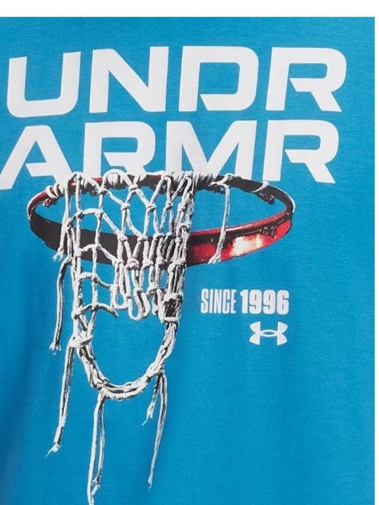 Hoops Athletic T-shirt Blue