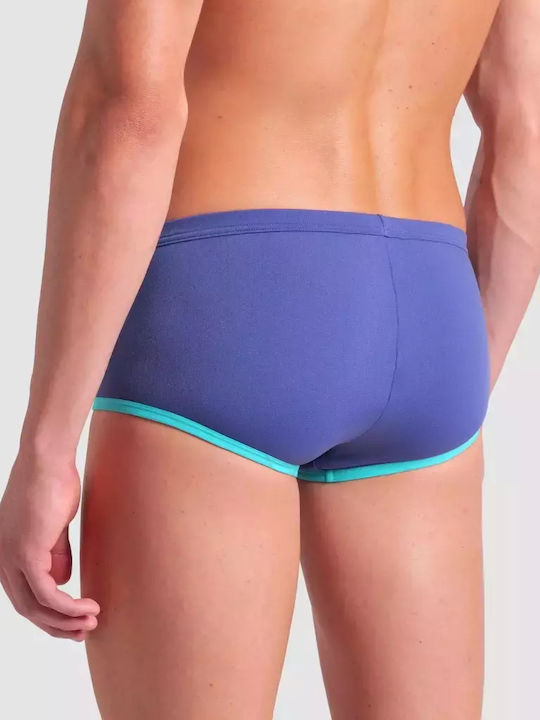 One Low Waist Мъжки Бански Плувни шорти Лилави