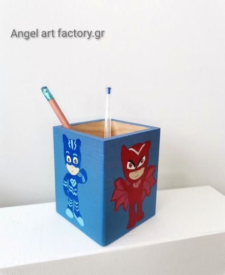 Holzstifthalter "PJ Masks" Name