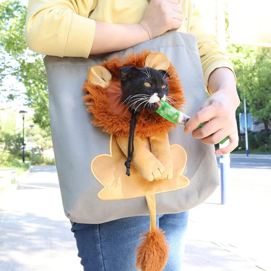 Dog/Cat Carrying Gray Bag for 4kg Pets L35xW31xH8cm